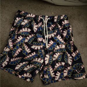 American eagle Colorful Patterned Swim Shorts